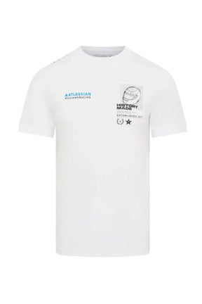 Williams Racing F1 casual T-shirt with helmet motif