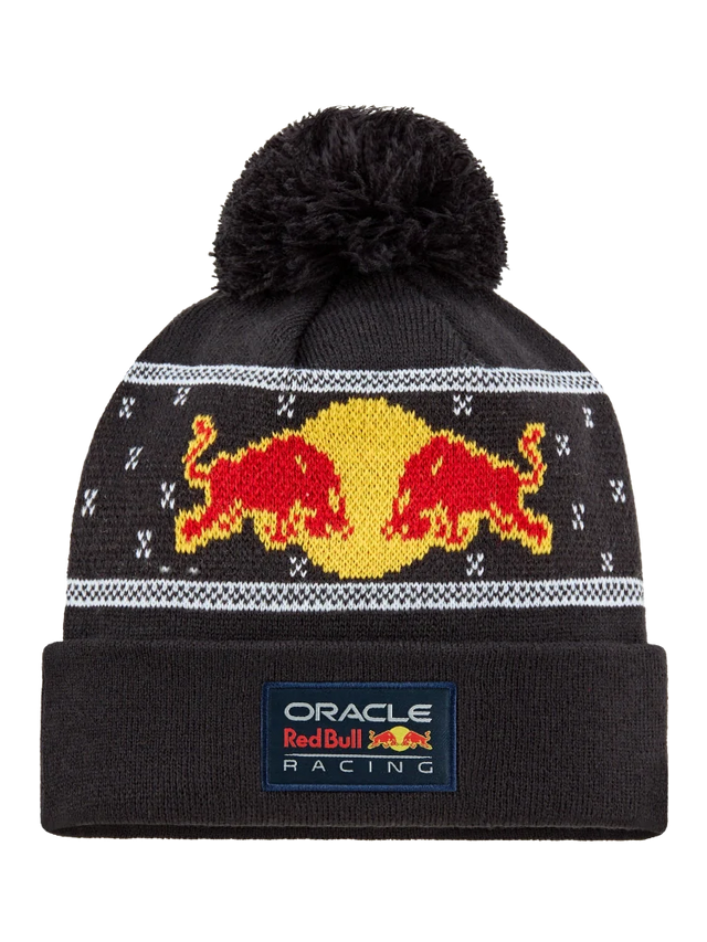 Oracle Red Bull Racing Bommelmütze mit Logo – Christmas Edition