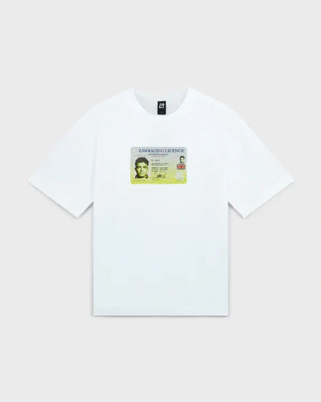 Lando Norris LN4 LICENSE T-Shirt – Weiß