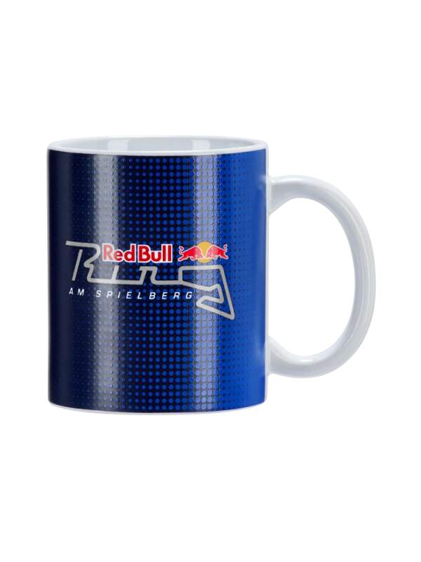 Red Bull Ring ceramic mug, blue