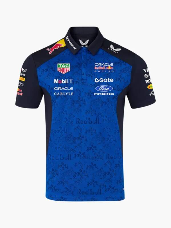 Oracle Red Bull Racing Poloshirt mit Sponsorenlogos - Team Edition