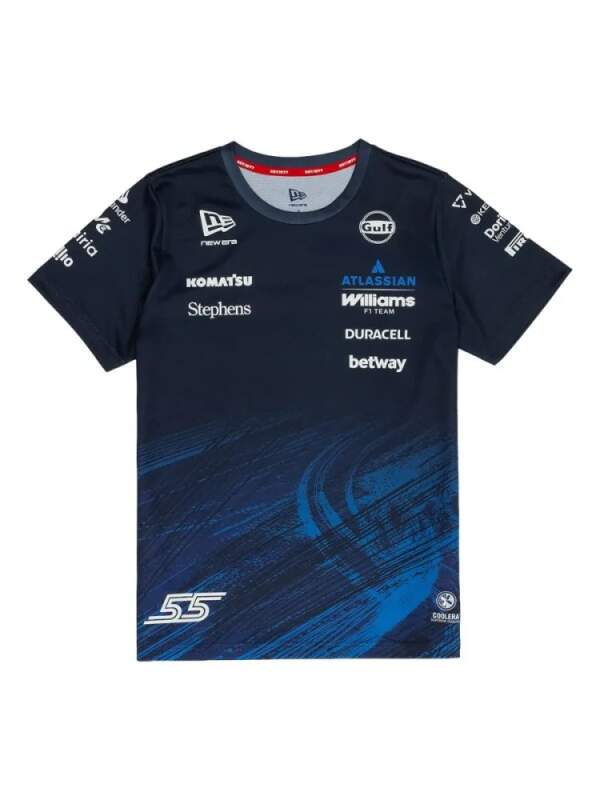 Damen-T-Shirt Williams F1 Team #55 Carlos Sainz - Team Edition