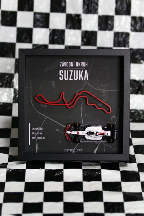 Petrol Art 3D Picture – Max Verstappen, Suzuka
