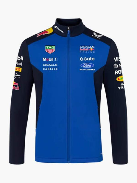 Oracle Red Bull Racing softshell jacket with sponsor logos - team edition