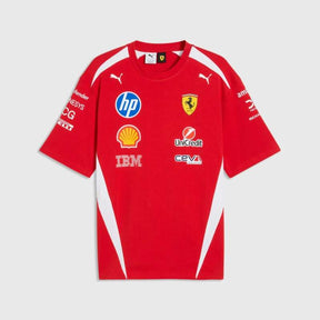 Scuderia Ferrari F1 T-Shirt mit Sponsorenlogos x Puma - DRIVERS Edition