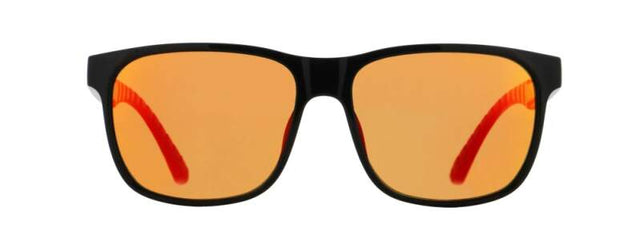 Red Bull Spect EARLE sunglasses, black with orange lenses