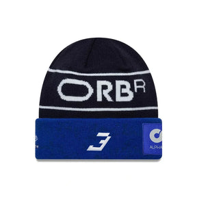 Oracle Red Bull Racing Max Verstappen #3 Beanie – Marineblau/Blau