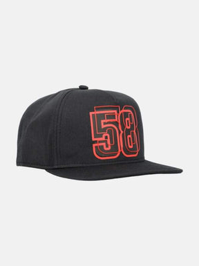 Marco Simoncelli 58 flat-brim cap