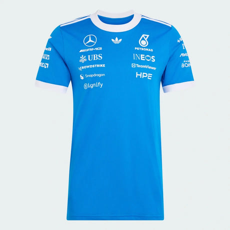 Mercedes-AMG Petronas F1 Team T-Shirt – Silverstone 2026 Edition, Blue