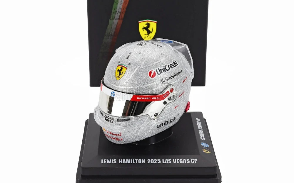 LookSmart Lewis Hamilton Helmet Model 1:5 – Las Vegas GP 2025