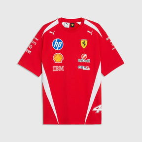 Scuderia Ferrari F1 x Puma Lewis Hamilton #44 Fahrer-T-Shirt – Rot, Oversized