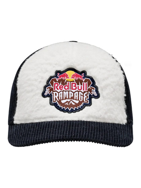 Red Bull Rampage FLEECE Cap – Creme/Marineblau