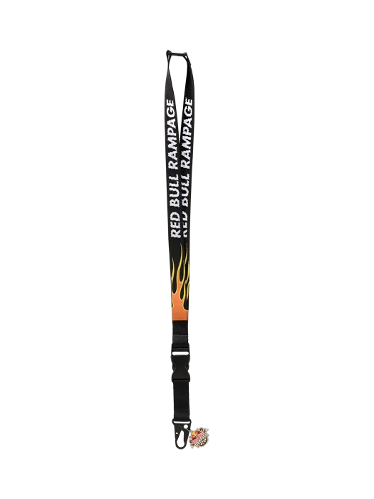 Red Bull Rampage CREST Lanyard – Schwarz