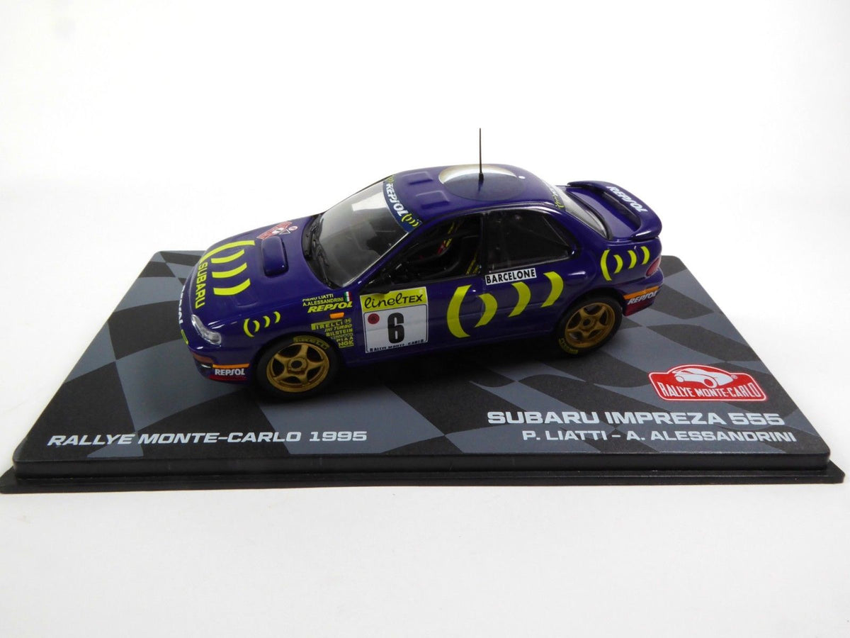 Modell Subaru Impreza 555 Rallye Monte Carlo 1995 P. Liatti – A. Alessandrini