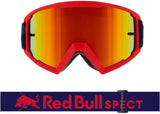 Red Bull Spect WHIP motocross goggles red with orange lens