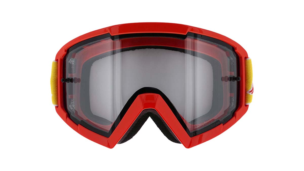 Red Bull Spect WHIP Motocrossbrille rot mit klarem Glas