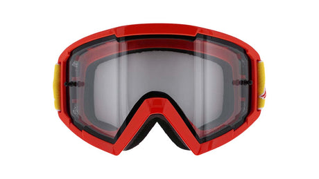 Red Bull Spect WHIP motocross goggles, red with clear lens