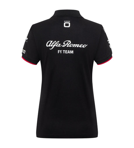 Alfa Romeo F1 Team Damen-Team-Poloshirt schwarz