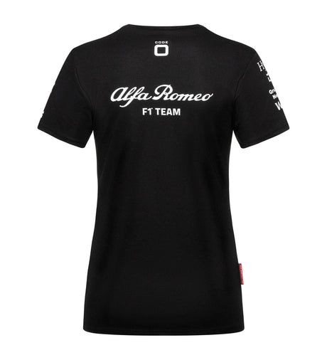 Alfa Romeo F1 Team Damen-Team-T-Shirt schwarz