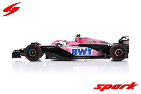 Modell Spark BWT Alpine F1 Team A523 Pierre Gasly im Maßstab 1:18, GP Bahrain 2023