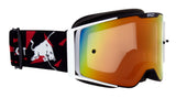 Red Bull Spect Motocrossbrille TORP schwarz-weiß mit rotem Glas