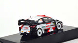 IXO Toyota Yaris WRC #33 Modell im Maßstab 1:43 – Rally Monza 2021, Evans/Martin