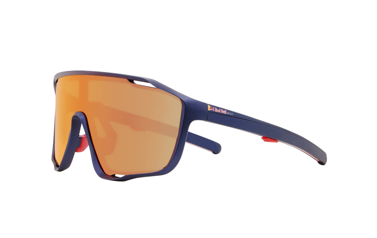 Red Bull Spect KRAFT sunglasses, blue with brown lens