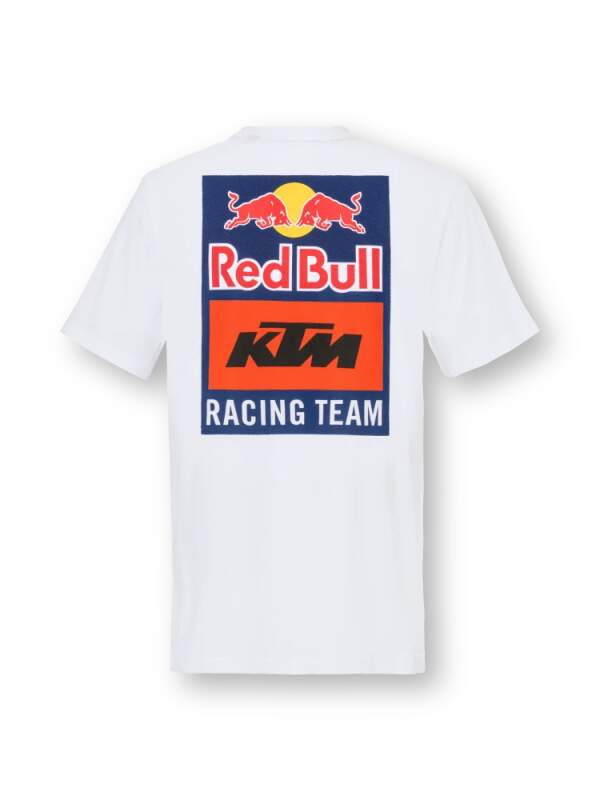 KTM Red Bull Racing Freizeit-T-Shirt mit Logo weiß