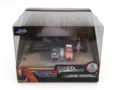 Diorama – Fast & Furious Toyota Supra – Dodge Charger