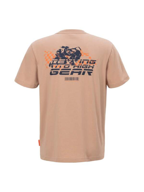 KTM Red Bull Racing GEAR fan T-shirt light brown
