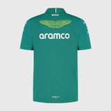 Aston Martin F1 Team team polo shirt with sponsor logos