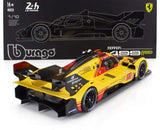 Modell Bburago Ferrari 499P Nr. 83 Le Mans 2024 im Maßstab 1:18, AF Corse – Deluxe Edition