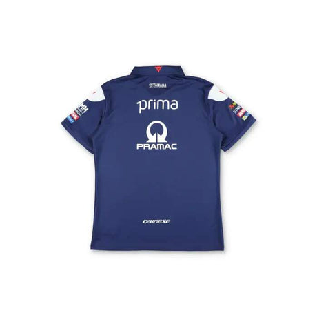 Yamaha Pramac Team-Poloshirt mit Sponsorenlogos
