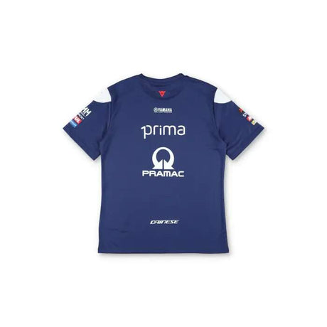 Yamaha Pramac Team-T-Shirt mit Sponsorenlogos