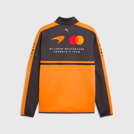 McLaren F1 Team Softshelljacke 2026 – Orange/Grau