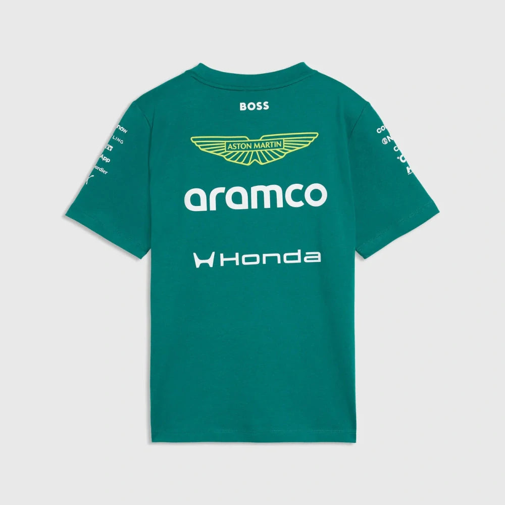 Aston Martin F1 Team Kinder-T-Shirt 2026 – Grün