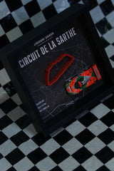 PETROL ART 3D Le Mans Frame with Mazda 787B Johnny Herbert 1:43 Model
