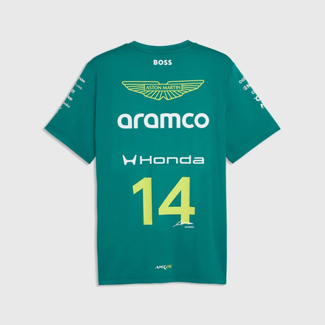 Aston Martin F1 Team Fernando Alonso #14 T-Shirt 2026 – Green