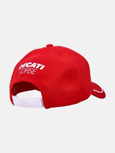 Ducati Corse GRID Fan-Cap rot mit Logo