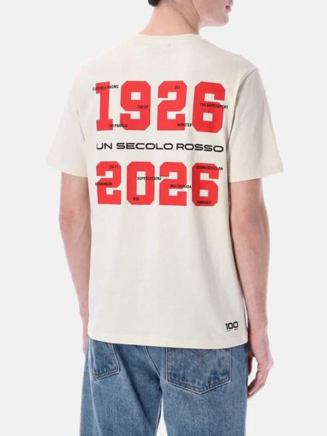 Herren-T-Shirt Ducati Corse weiß - 100th years DUCATI Edition