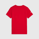 Scuderia Ferrari Kinder-T-Shirt mit großem Wappen – Rot