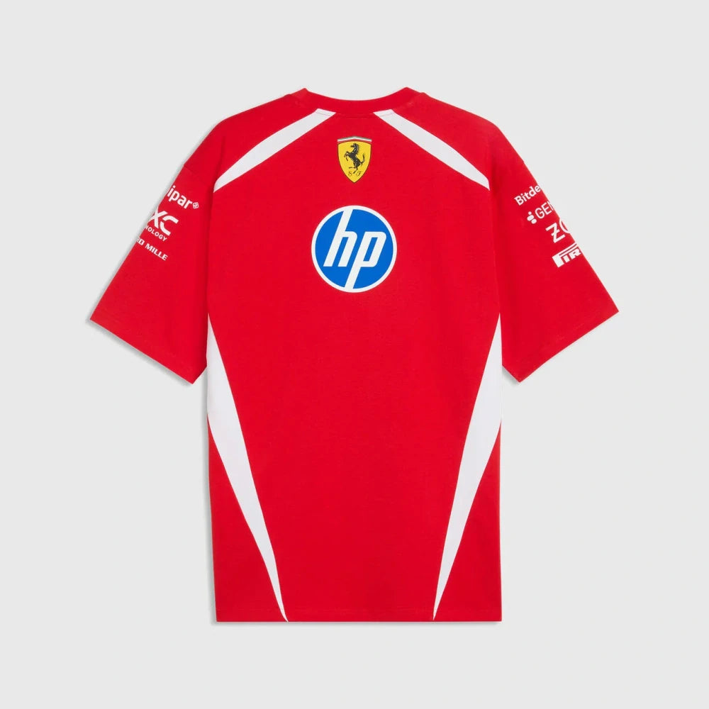 Scuderia Ferrari F1 x Puma Lewis Hamilton #44 Fahrer-T-Shirt – Rot, Oversized