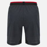 Ducati x Macron Sportshorts mit Logo – Dunkelgrau