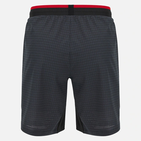 Ducati x Macron Sportshorts mit Logo – Dunkelgrau