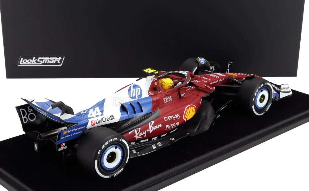LookSmart Scuderia Ferrari SF-25 L. Hamilton Modell im Maßstab 1:18 – Miami GP 2025