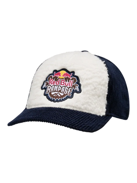 Red Bull Rampage FLEECE Cap – Creme/Marineblau