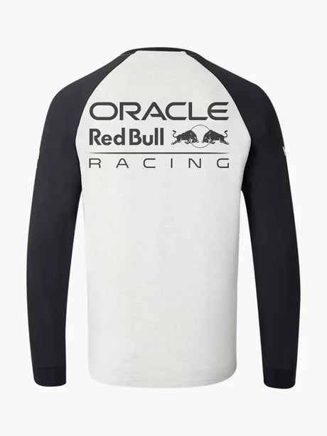 Oracle Red Bull Racing Classic Long Sleeve Team T-Shirt with Sponsor Logos – Grey