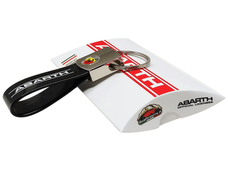 Abarth Schlüsselanhänger BAND schwarz