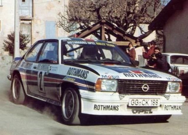 Modell Opel Ascona, Sieger Rallye Monte Carlo 1982, W. Röhrl im Maßstab 1:43