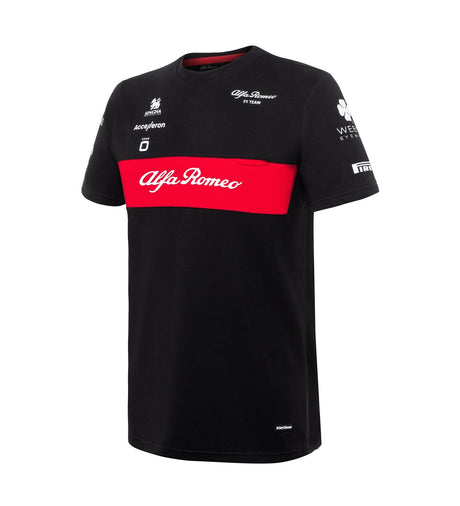 Alfa Romeo F1 Team Team-T-Shirt schwarz